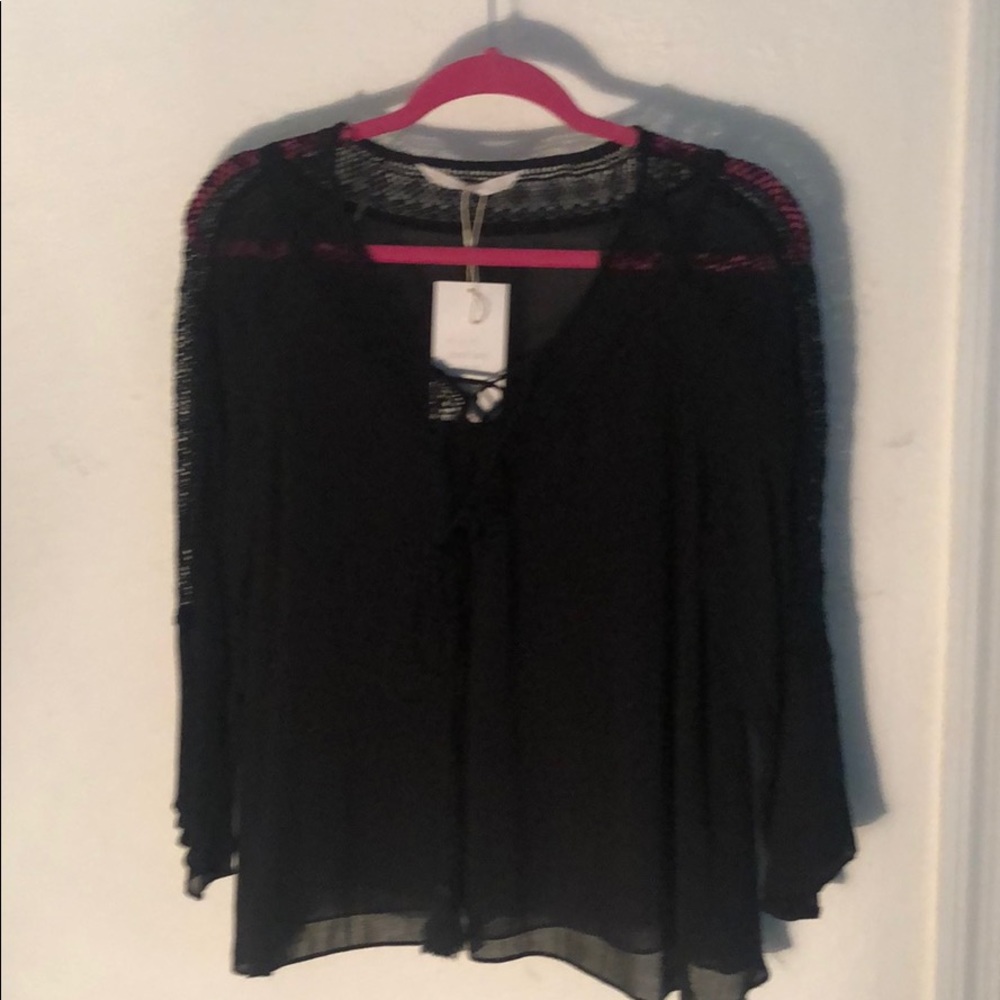Zara Trafaluc collection black tunic/camisole
